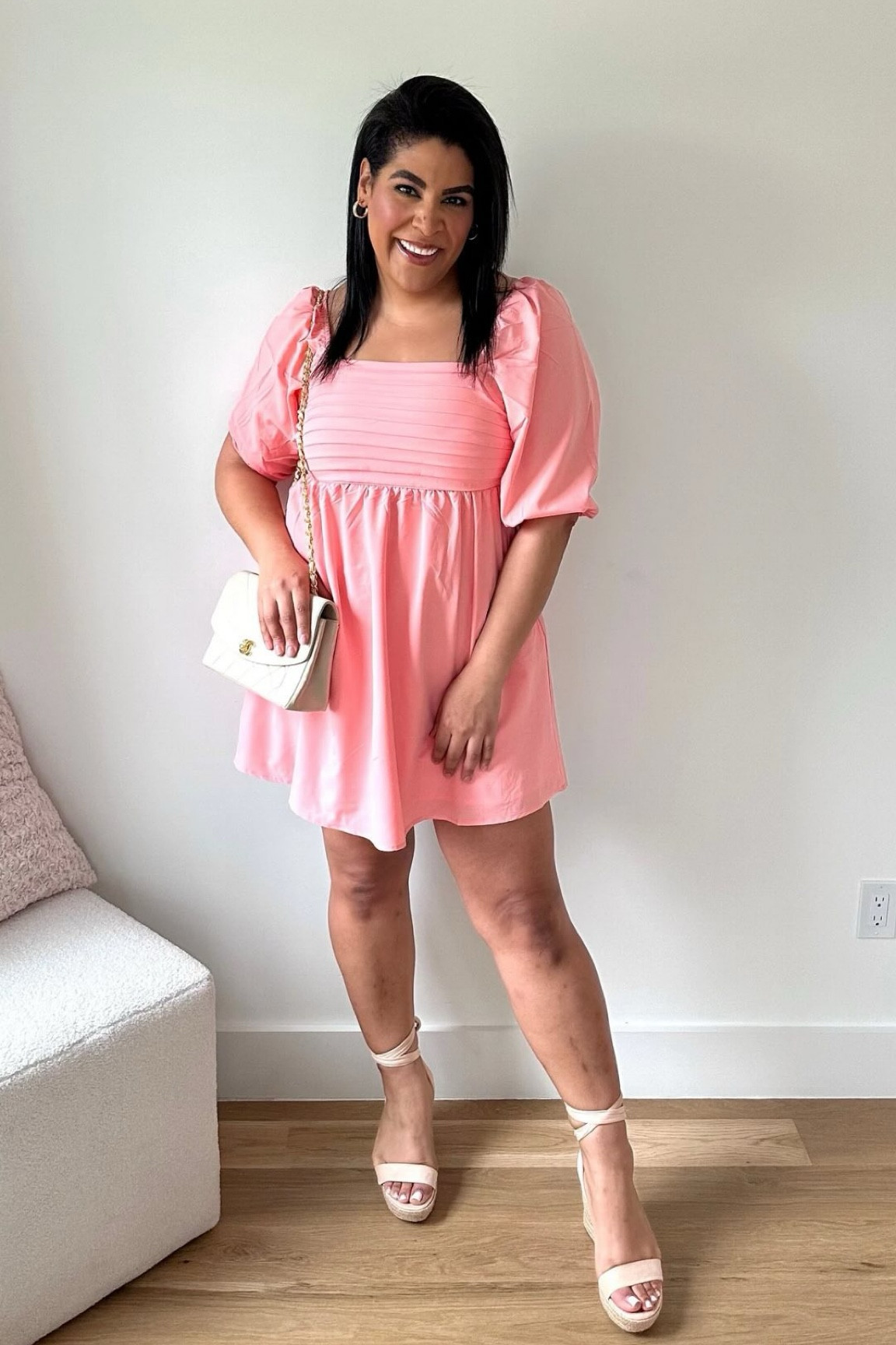 Cannot believe this dress is SUCH A GOOD LOOK FOR LESS 🙌🏽😳 it’s SO stretchy, comes in 8 colors, & goes up to an XXL! I’m 5’9” 38D size 12 or XL and I got this dress in a L! 

———
midsize fashion finds, emerson dress, amazon look for less, midsize style, curvy fashion, spring fashion, size 12 style, midsize outfit ideas

#LTKSeasonal #LTKMidsize #LTKFindsUnder50