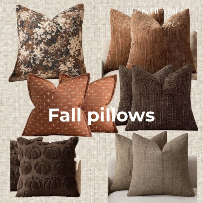 Add texture and coziness with rich, warm pillow covers- fall pillow, accent pillows

#LTKSeasonal #LTKHome