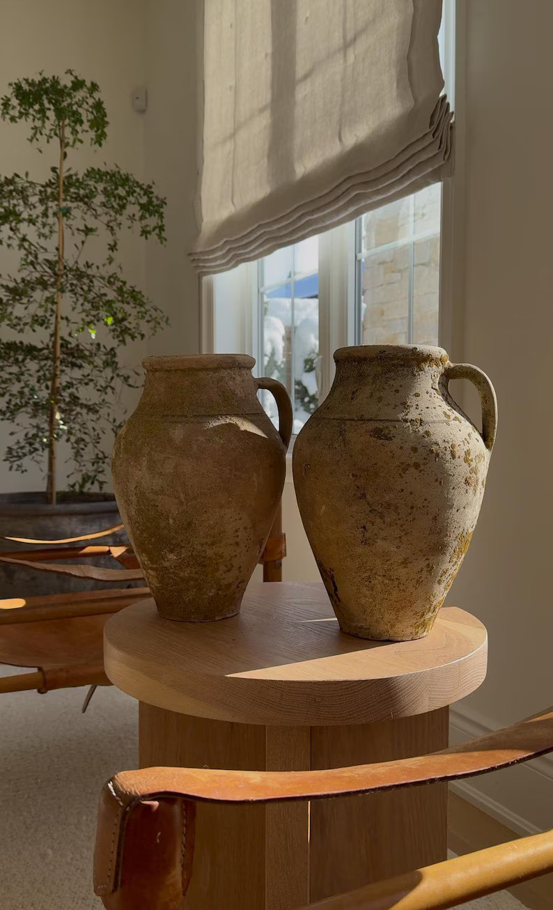 Vintage Turkish Pot Large, Vintage Turkish Vase, Antique Turkish Terracotta Pot, Antique Olive Po... | Etsy (US)