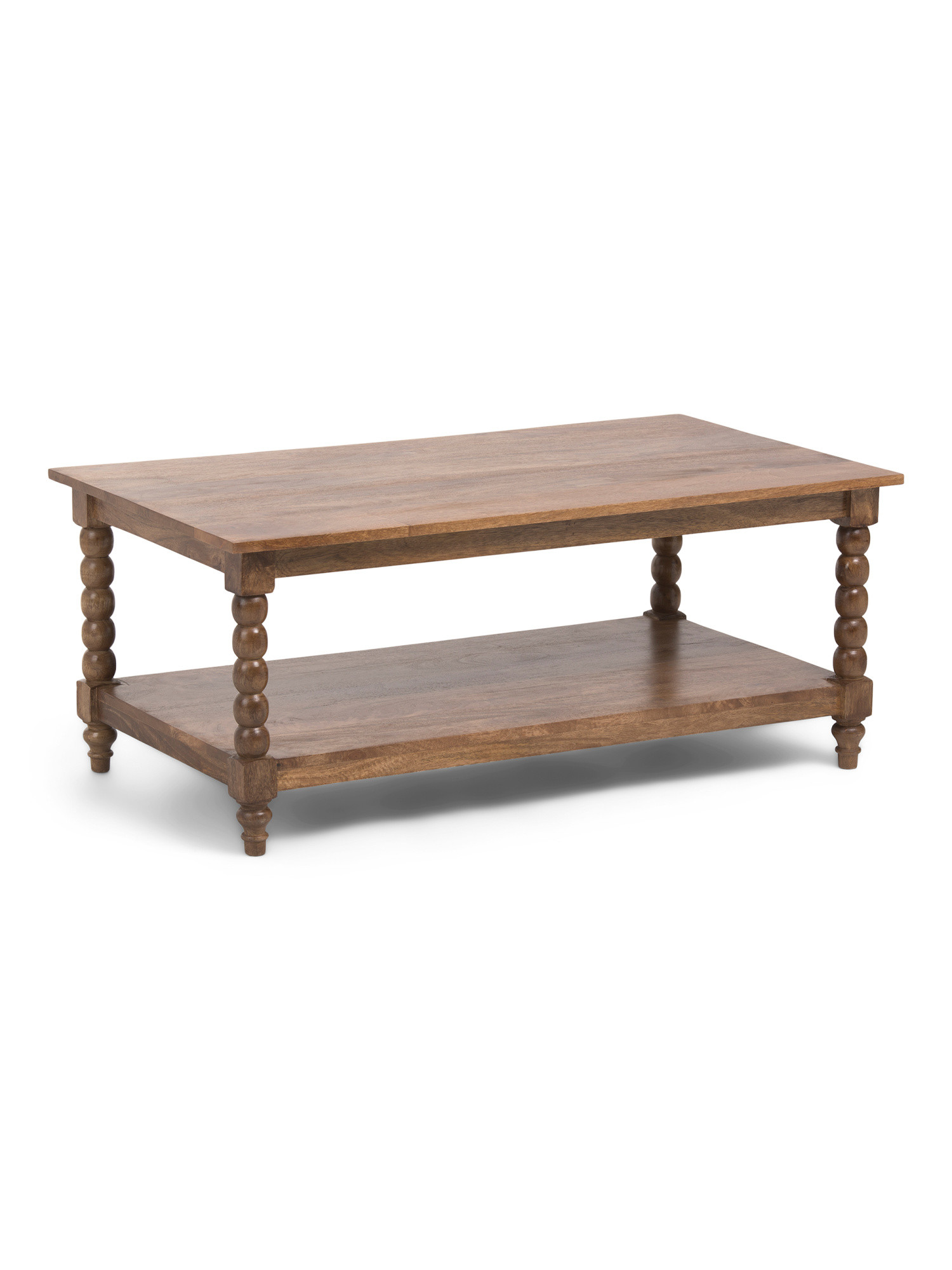 43x24x18 Solid Wood Spindle Coffee Table | TJ Maxx