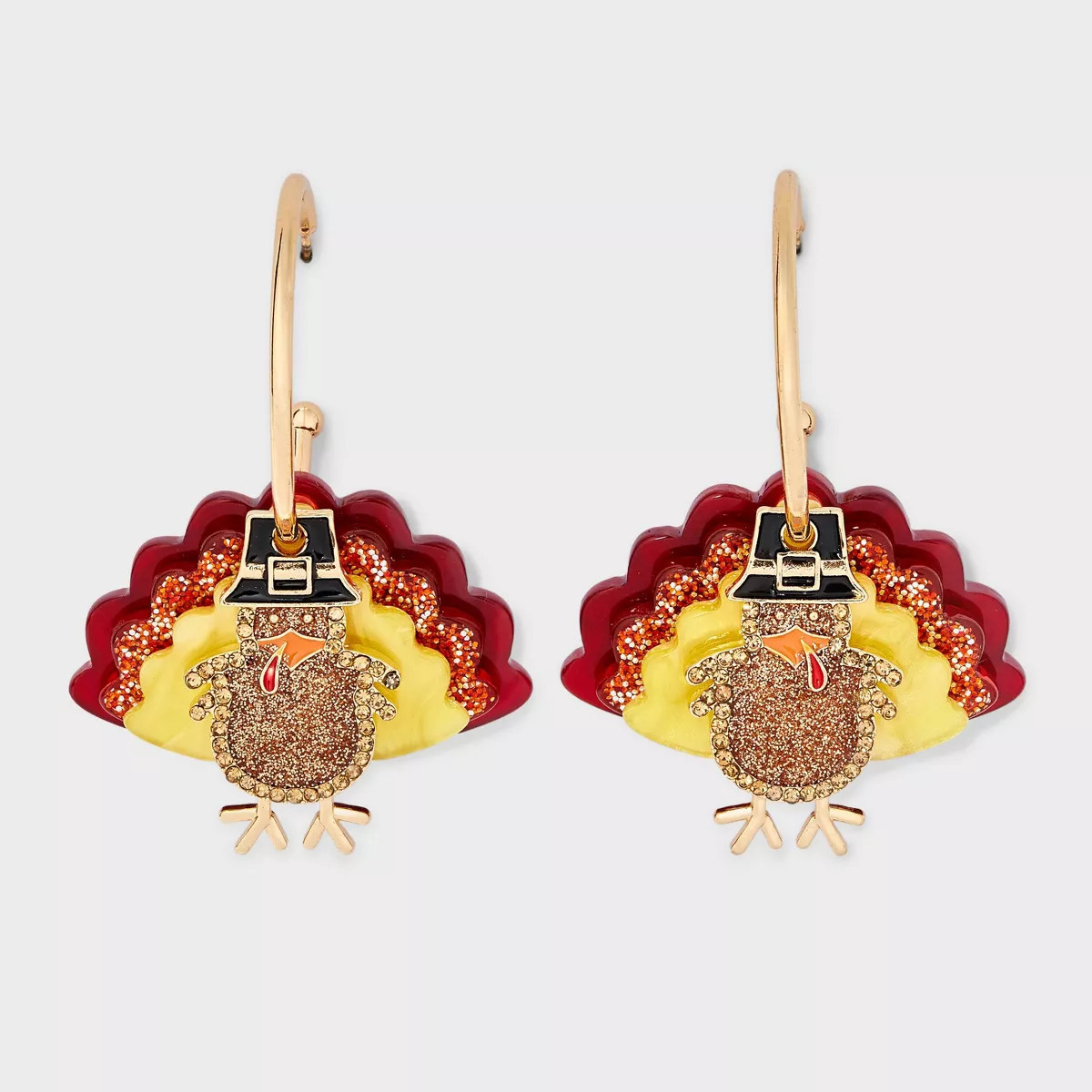 SUGARFIX by BaubleBar Gobble-Worthy Good Statement Earrings - Red/Orange/Yellow | Target