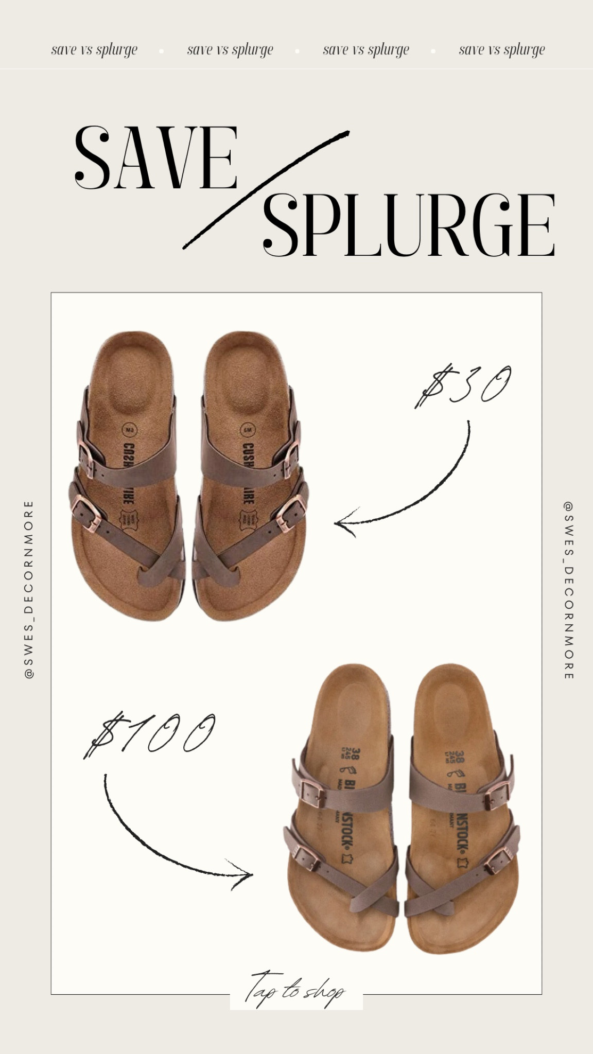 Save or splurge on these Birkenstock sandals from Nordstrom’s? This Cushionaire brand from Amazon are very similar and would look just as good with your summer outfits! 

#LTKShoeCrush #LTKStyleTip #LTKSeasonal