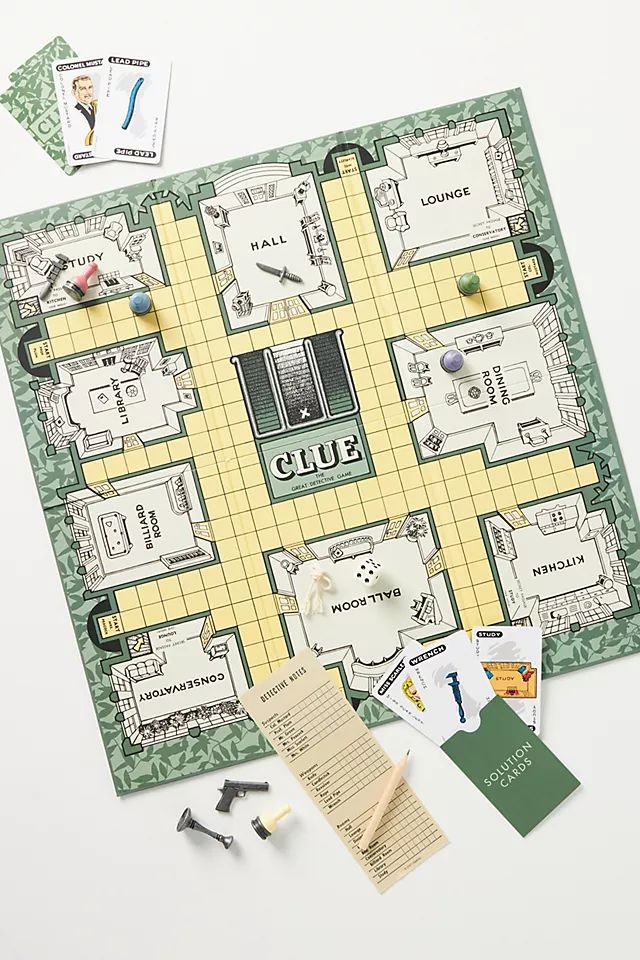 Vintage Bookshelf Edition Clue Game | Anthropologie (US)