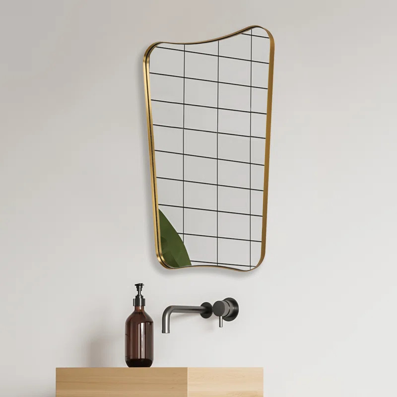 Capra Metal Flat Wall Mirror | Wayfair North America