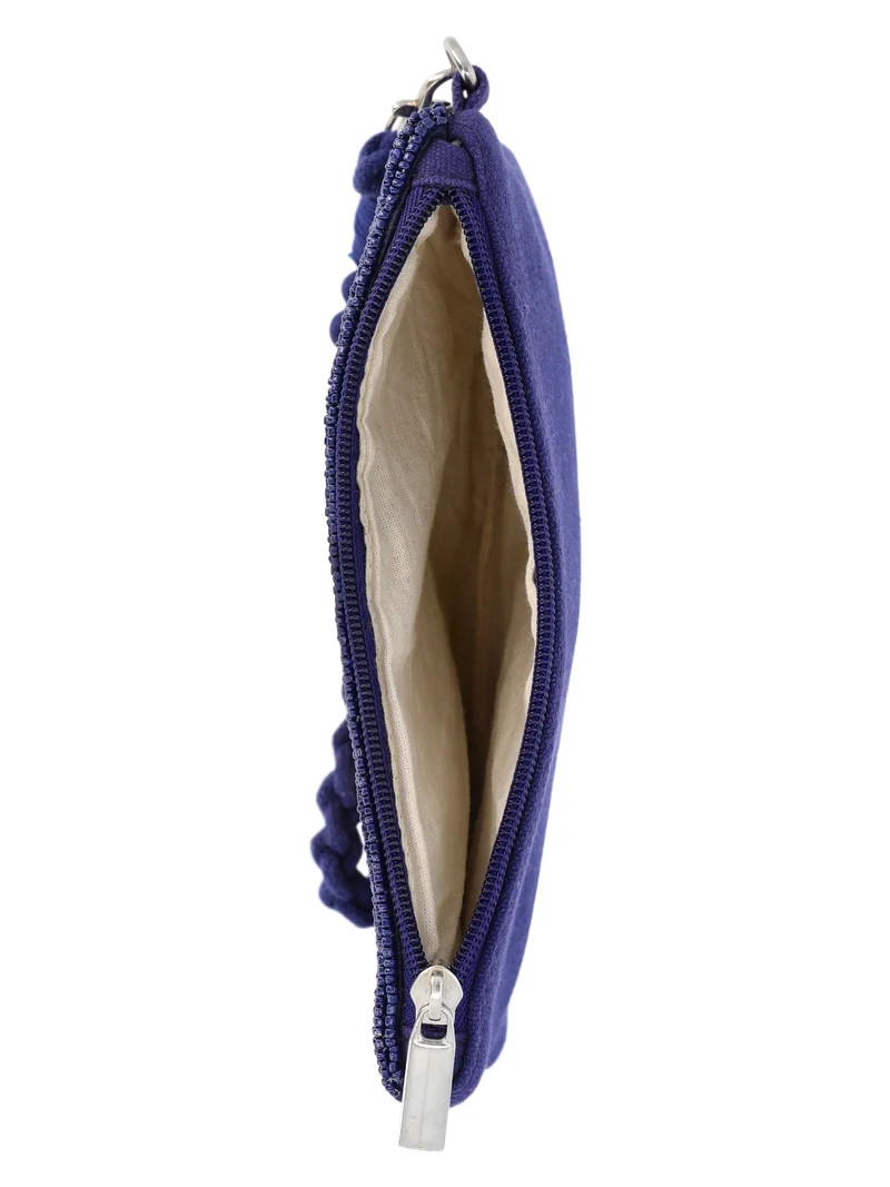No Boundaries Women's Beaded Wristlet, Navy Sardines | Walmart (US)