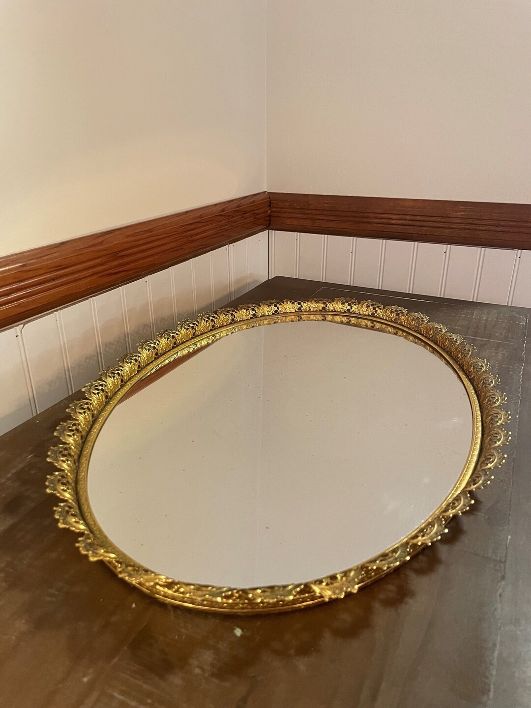 Antique Gold Vanity Tray | Etsy (US)