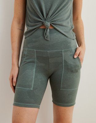 Aerie Chill Camo Pocket Bike Short | American Eagle Outfitters (US & CA)
