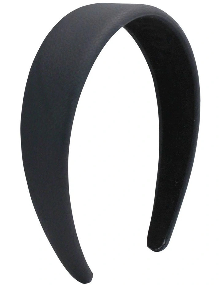 Morgan & TaylorKatelyn Faux Leather Headband in Black | Myer