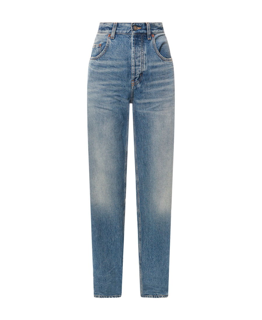 high-rise straight-leg jeans | Senser US