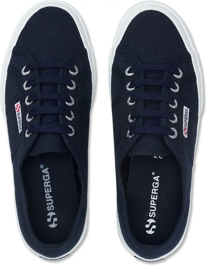 Superga 2750 Cotu Classic Sneakers in Crystal Azul Avorio at Nordstrom, Size 38 | Nordstrom