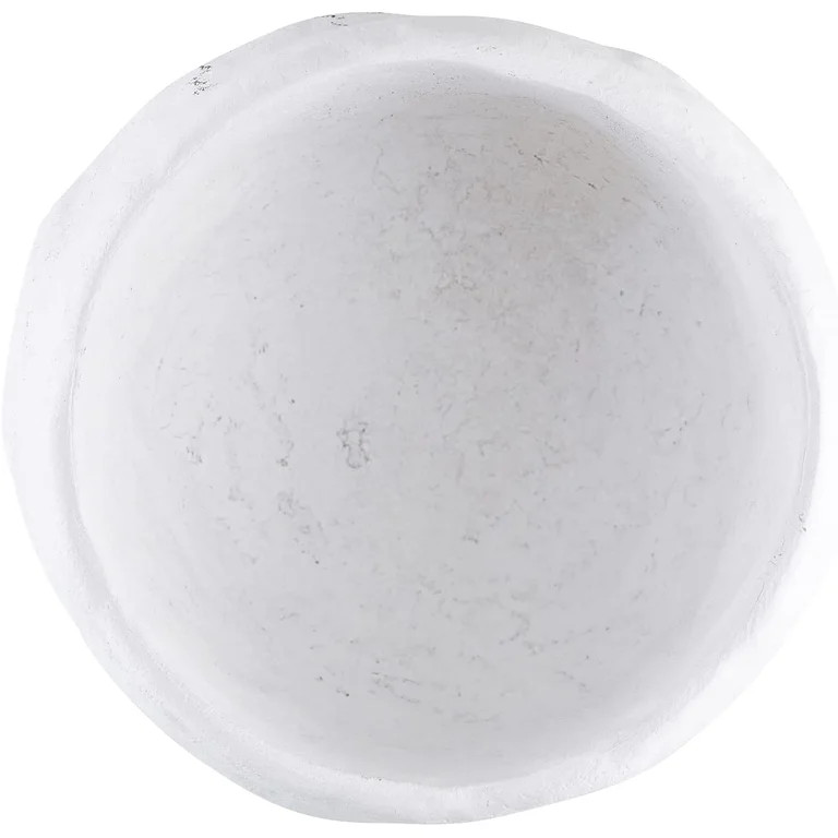 Pure Design Paper Mache Footed Decorative Bowl, Small, White | Walmart (US)