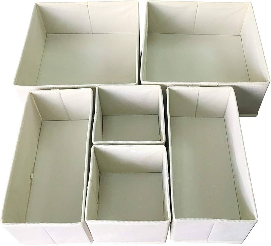 Sodynee Foldable Cloth Storage Box Closet Dresser Drawer Organizer Cube Basket Bins Containers Di... | Amazon (US)