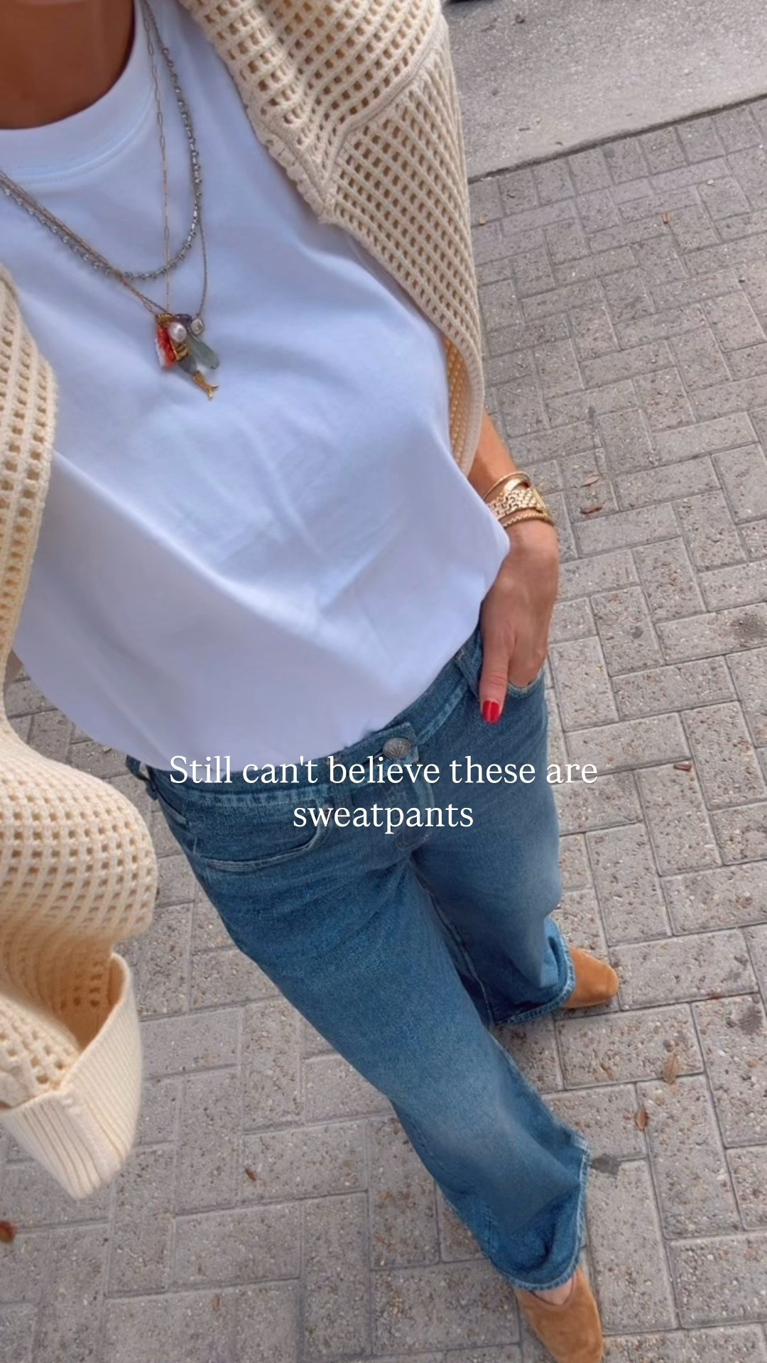 These are so good! Comfy and look just like jeans 