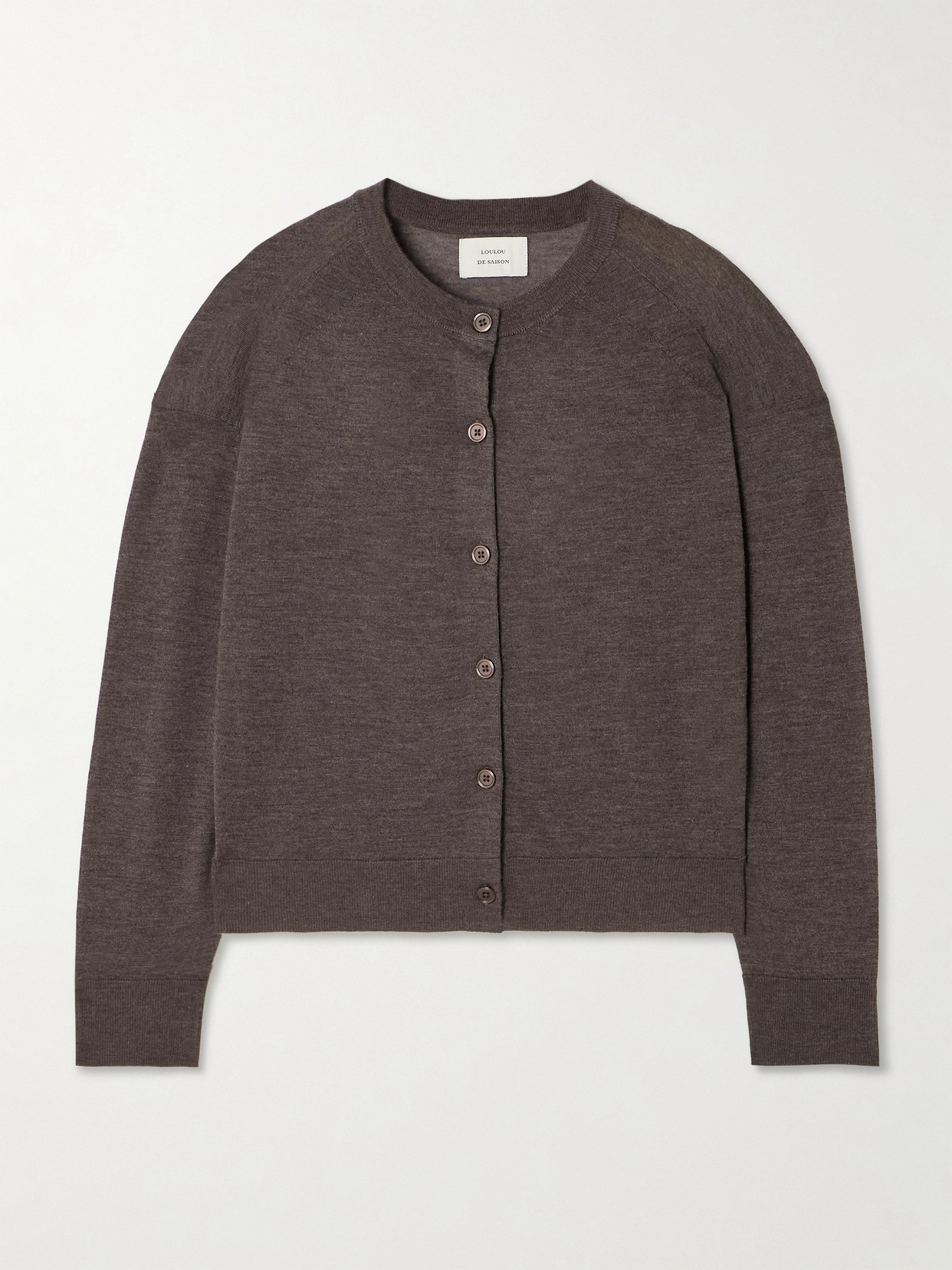 Loulou de Saison - Kita Cashmere Cardigan - Brown | NET-A-PORTER (US)