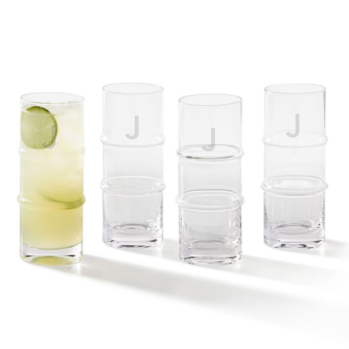 Bamboo Glasses, Set of 4 | Mark and Graham