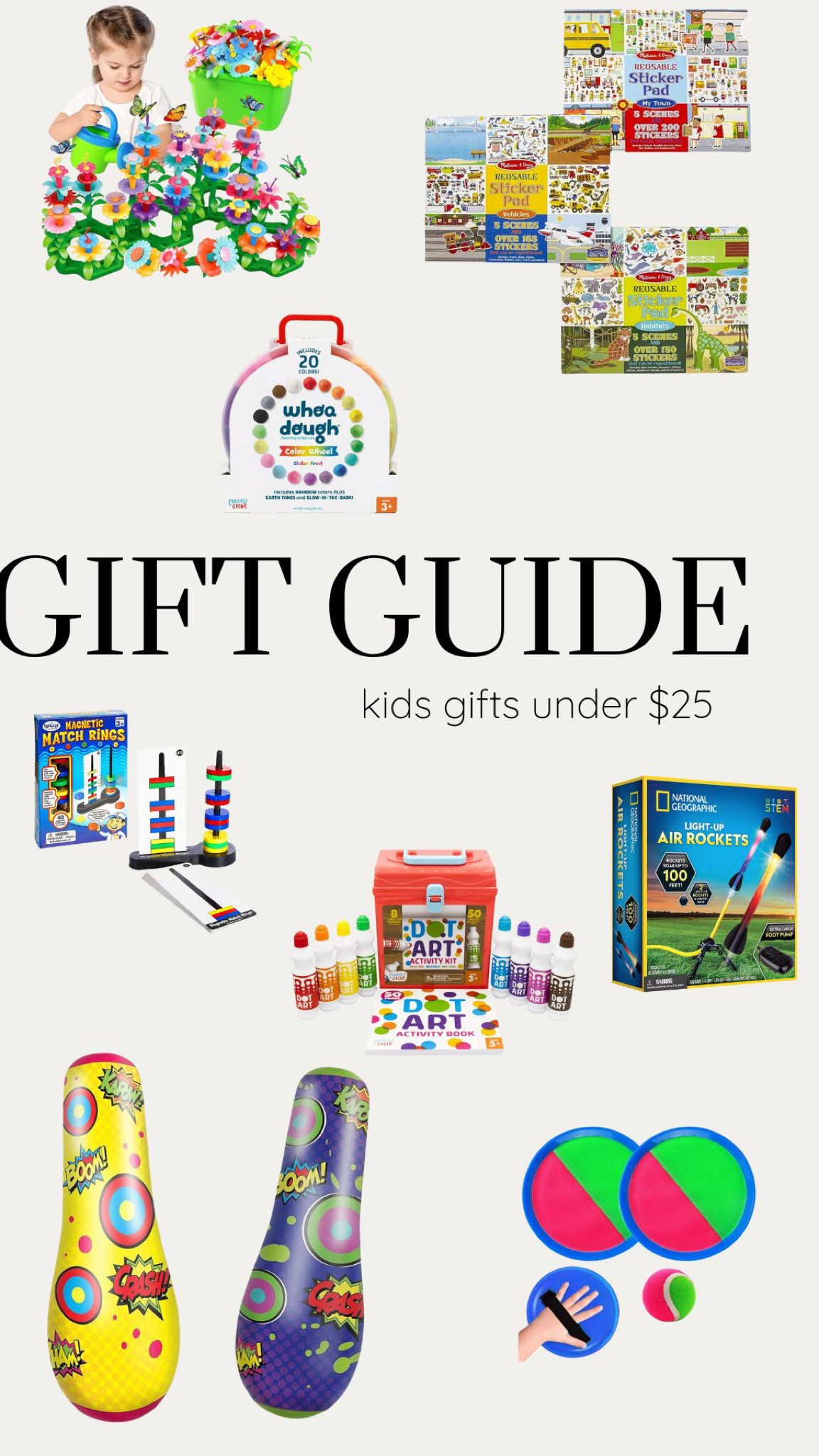 Trust me, usually the less money spent, the more entertaining. It doesn’t take much! My son loves all these products. No screen time! #toddlergifts #kidsgifts #giftguide #giftideas 

#LTKGiftGuide #LTKkids #LTKfindsunder50