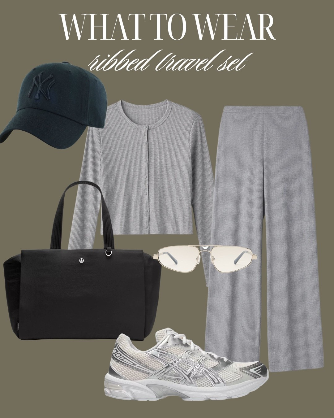 Travel Outfit @rhone @lululemon @Revolve 