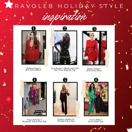 Get holiday outfit inspiration from these perfect Bravoleb looks 

#LTKSeasonal #LTKHoliday