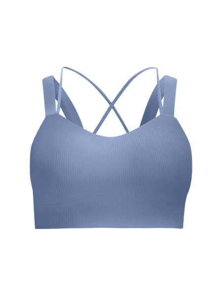 Like a Cloud Longline Ribbed Bra *Light Support, D/DD Cups | Women's Bras | lululemon | Lululemon (US)