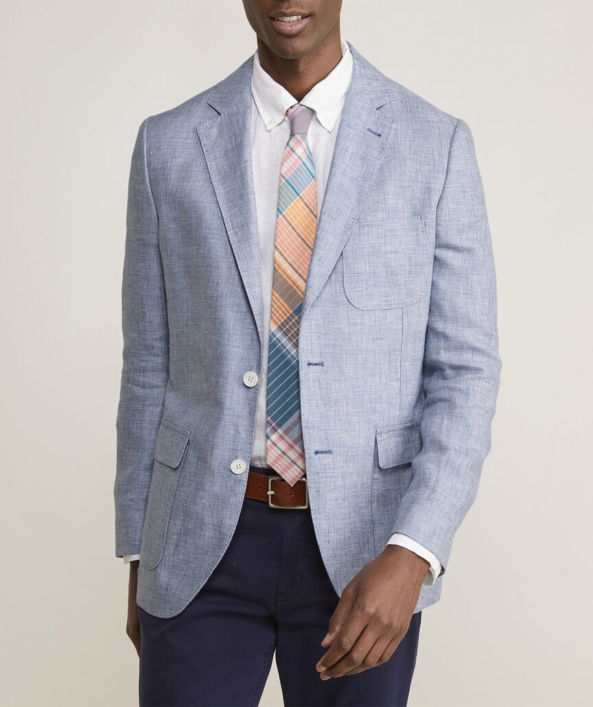 Linen Textured Blazer | vineyard vines
