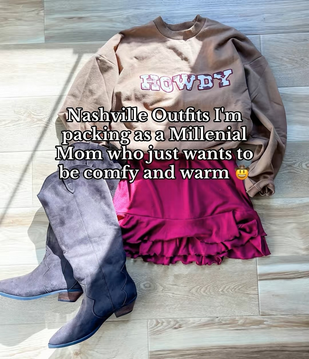 Packing for Nashville as a millennial mom who just wants to be comfy, warm, and still a little cute 😅🧡
Here are the cozy, chill, mom-approved outfits coming with me.
Zero fuss, all comfort… because looking good shouldn’t require freezing.

Which look is your fave?! 👇✨
Everything is 🔗 in my ShopMy!

#nashvillestyle
#momstyleinspo
#winteroutfits2025
#millennialmomlife
#traveloutfits
#cozygirlstyle
#ootdinspo
#momsoftiktok
#reelfashion
#thedailydeal

#LTKootd #LTKStyleTip #LTKgrwm