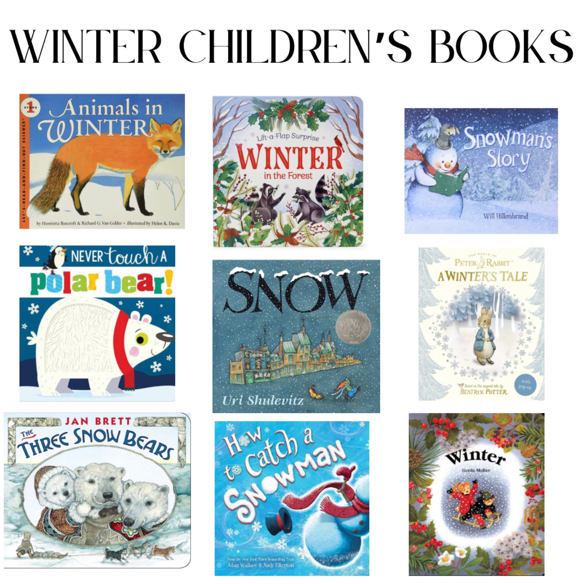 When it’s time to put the Christmas books away, make sure these winter books are in their place!

#LTKSeasonal #LTKkids #LTKfamily