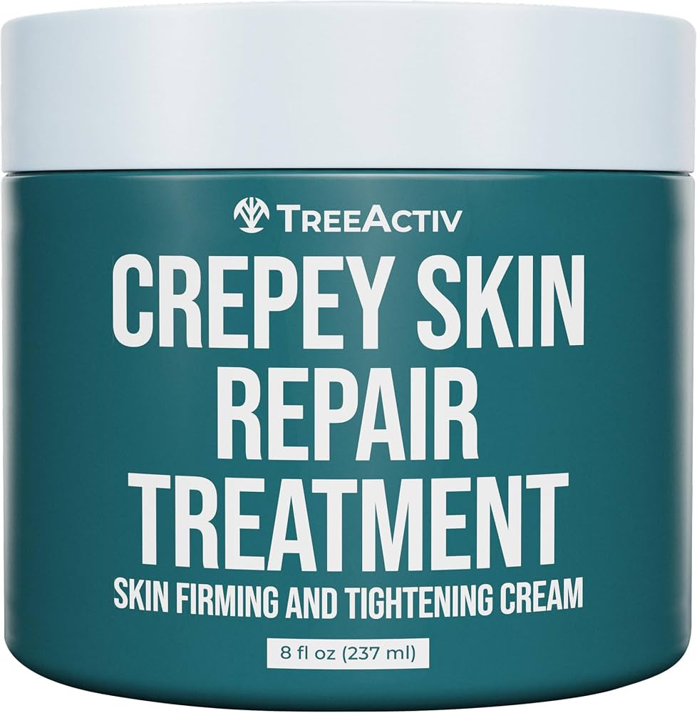 TreeActiv Crepey Skin Repair Cream, 8 oz, Firming Formula with Hyaluronic Acid & Shea Butter to D... | Amazon (US)