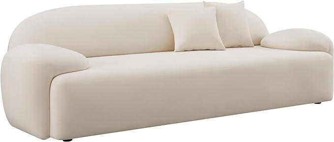 Tov Furniture Allegra Cream Velvet Sofa | Amazon (US)