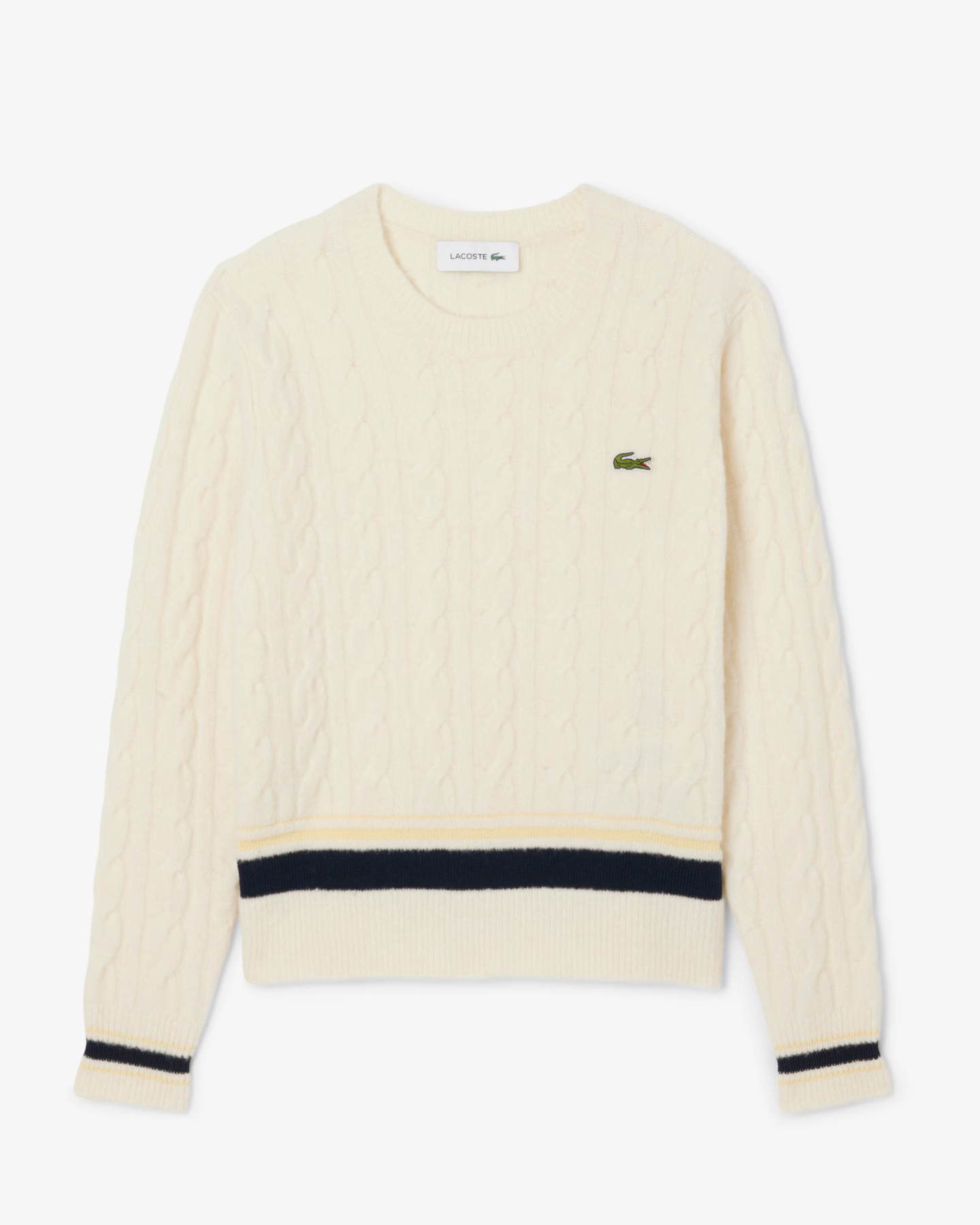 Women's Cable Knit Wool Sweater | Lacoste (US)