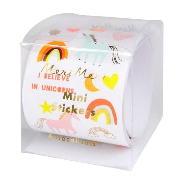 Mini Unicorn Sticker Roll - Meri Meri Desk & Stationery | Maisonette | Maisonette