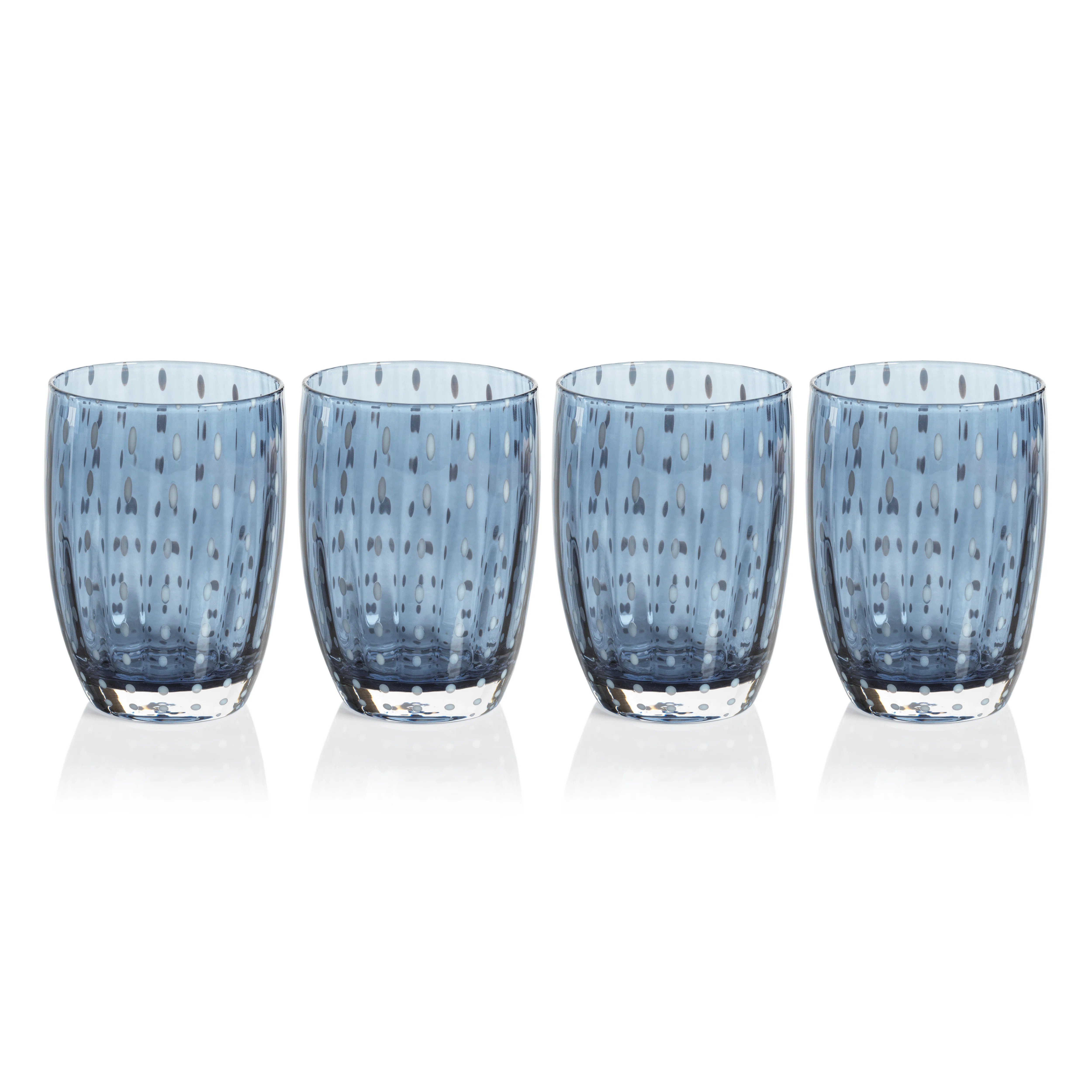 Pescara Dot Tumbler Glasses (Set of 4) | Birch Lane