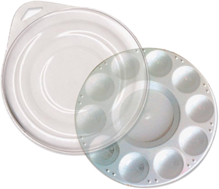 10-Well Round Plastic Palette W/Cover | Amazon (US)
