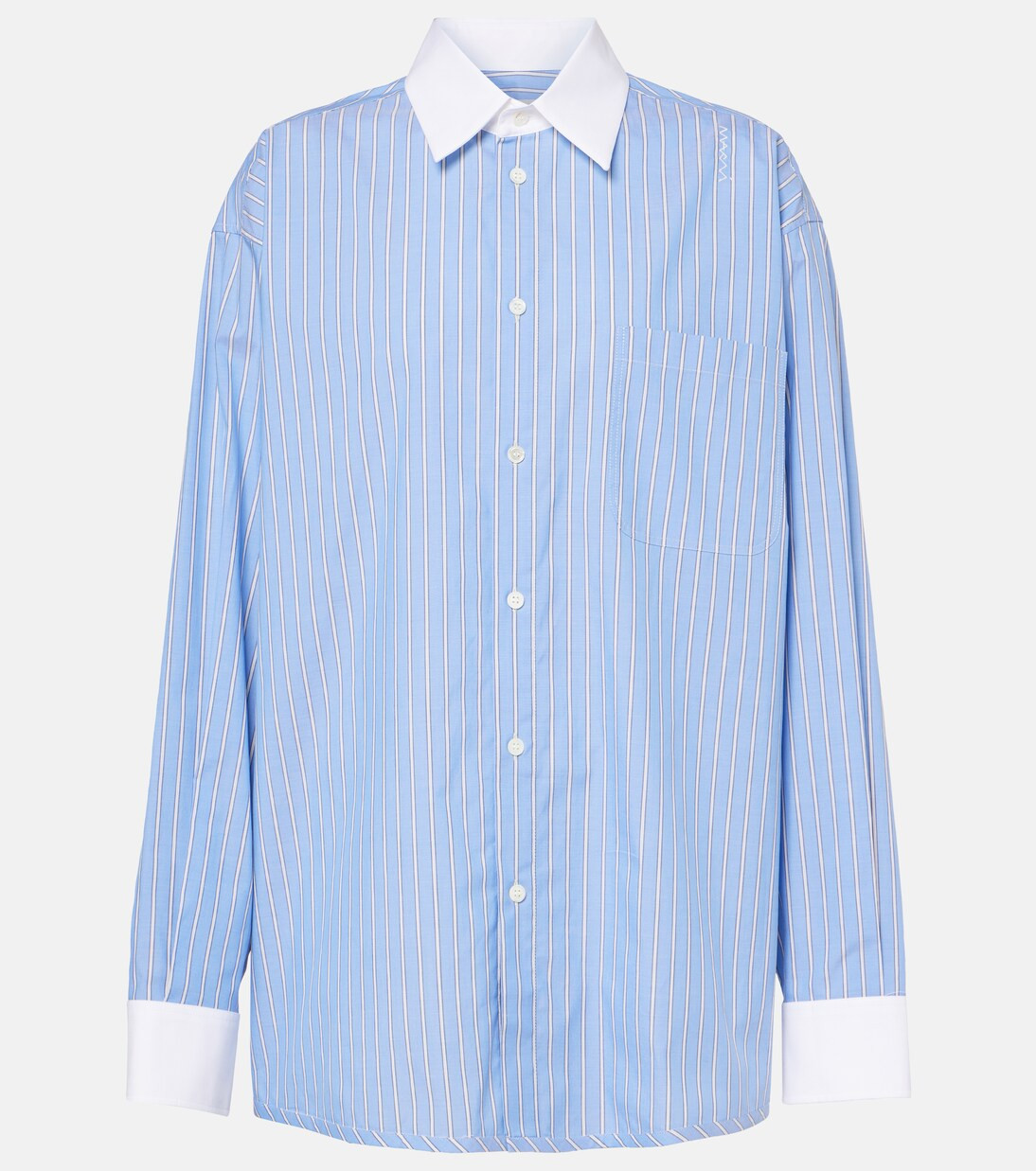 Pinstripe cotton shirt | Mytheresa (US/CA)