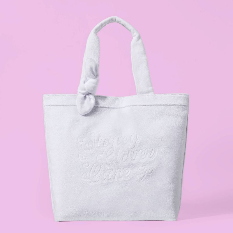 Terry Cloth Embossed Beach Tote Bag - Stoney Clover Lane x Target White | Target