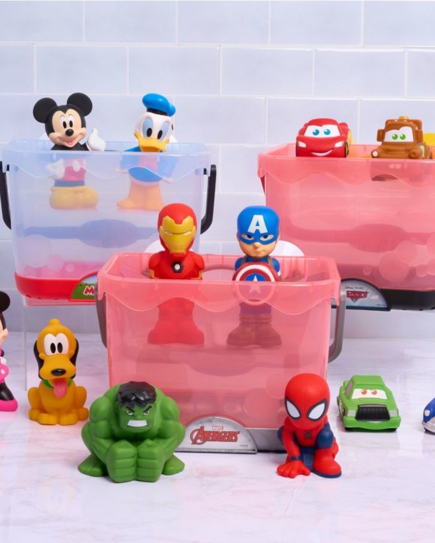 Disney bath toys with caddy!

#LTKFamily #LTKHome #LTKKids