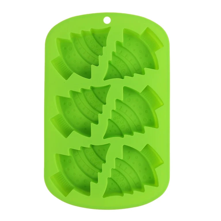 Holiday Time Christmas  6 Green Tree Silicone Pan,Candy&Food-Grade Molds - Walmart.com | Walmart (US)