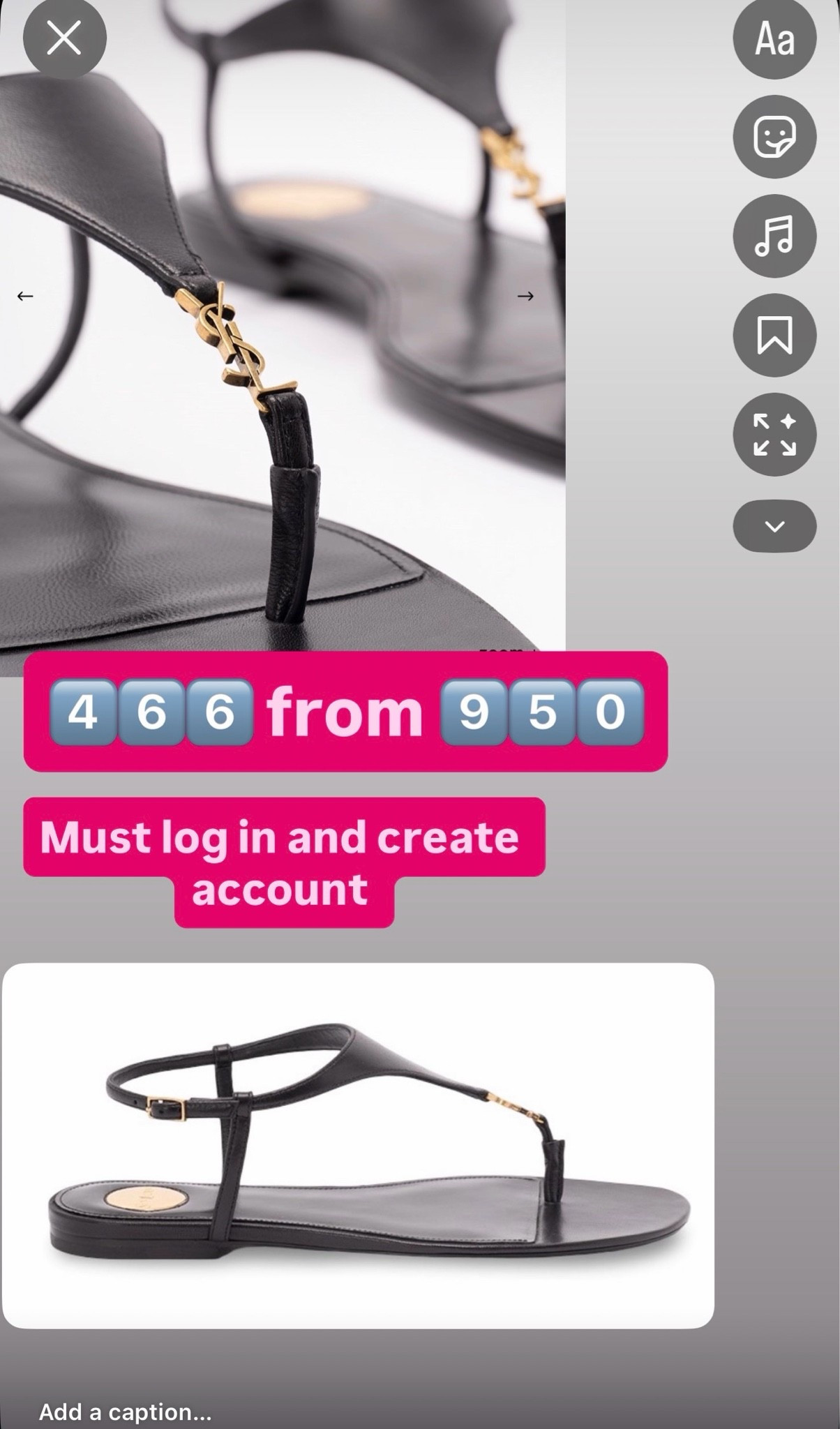Saint Laurent sandals sale
Must log in and create account to access sale
No tax and no duties

#LTKSaleAlert #LTKSeasonal #LTKootd