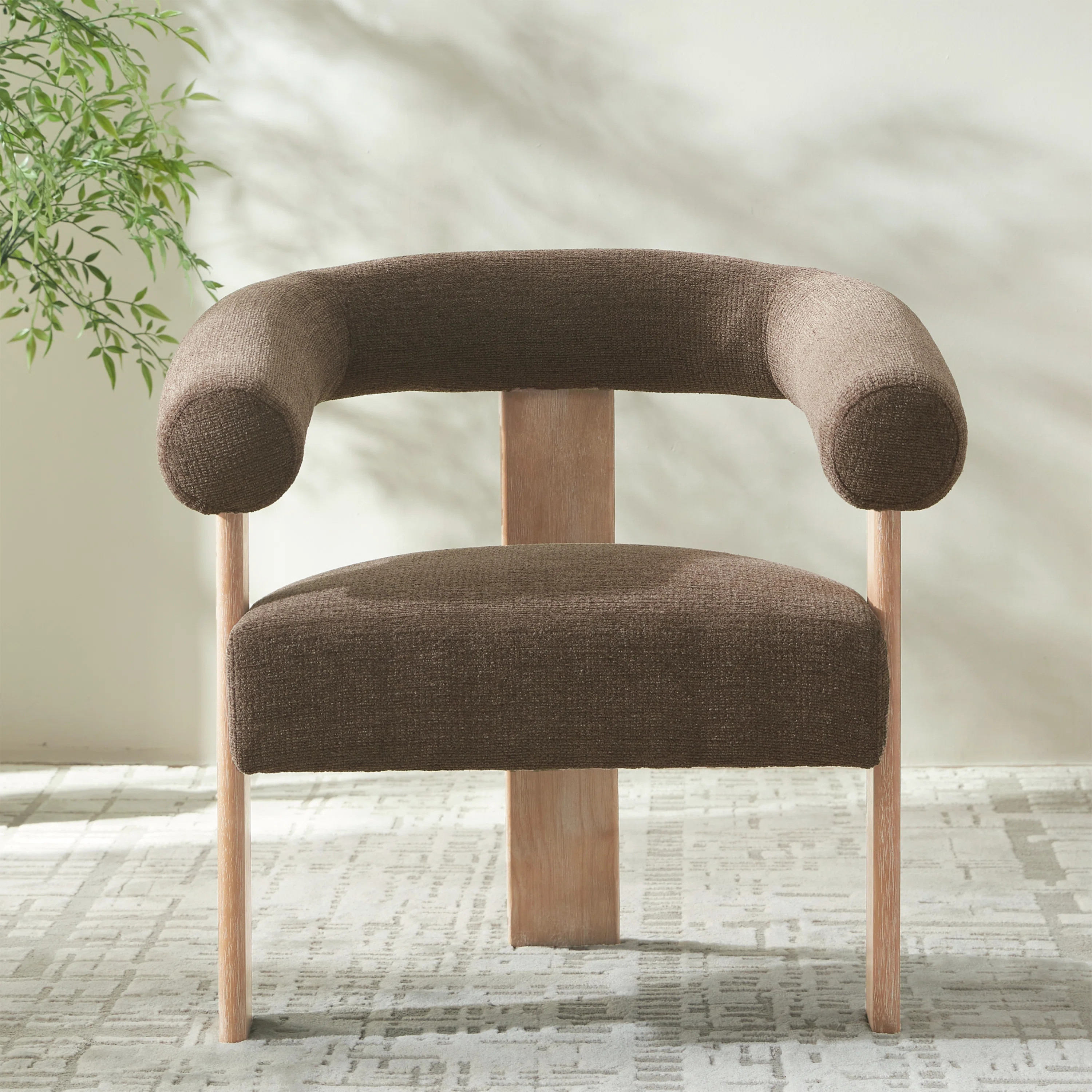 Upholstered Barrel Accent Chair Armchair | Wayfair North America