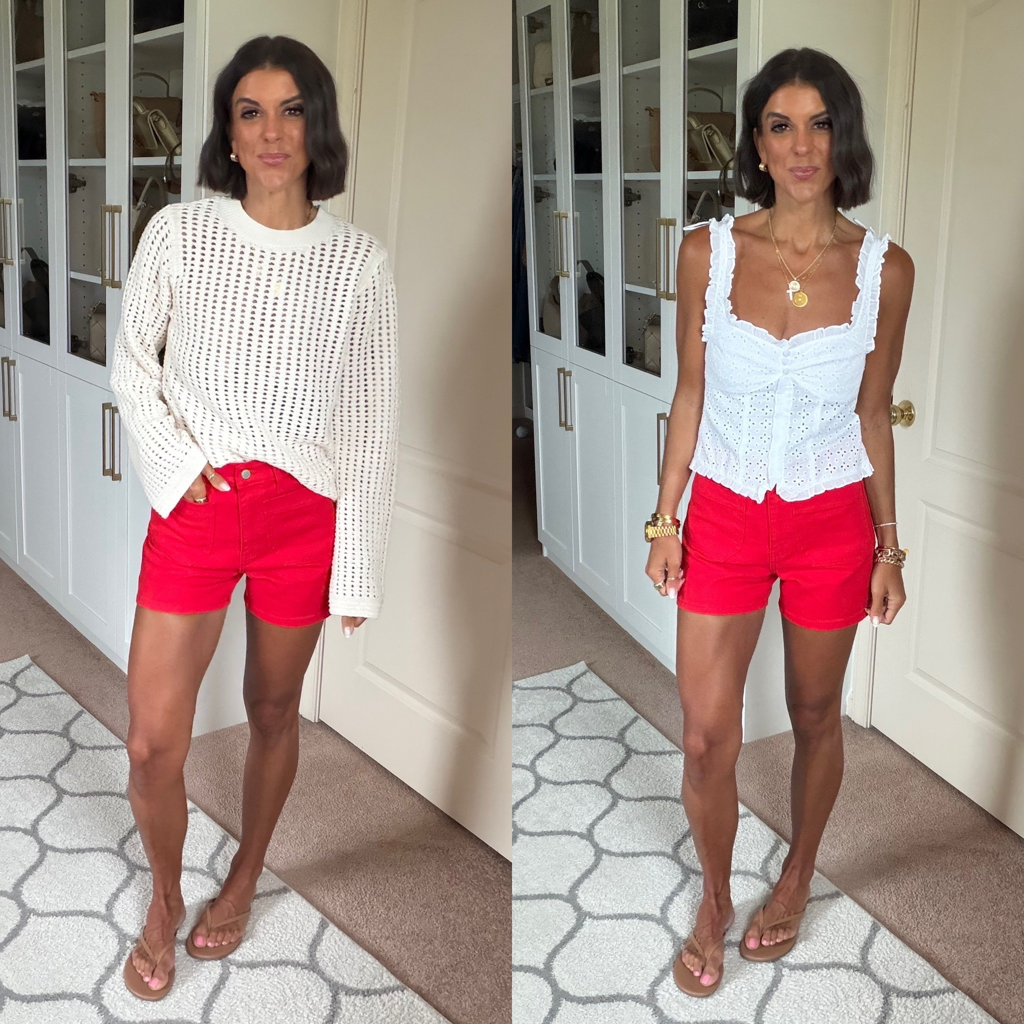Love these Walmart shorts!! Size xs in tops, sized up one size to a 2 in shorts

#LTKootd #LTKSeasonal #LTKmomlife