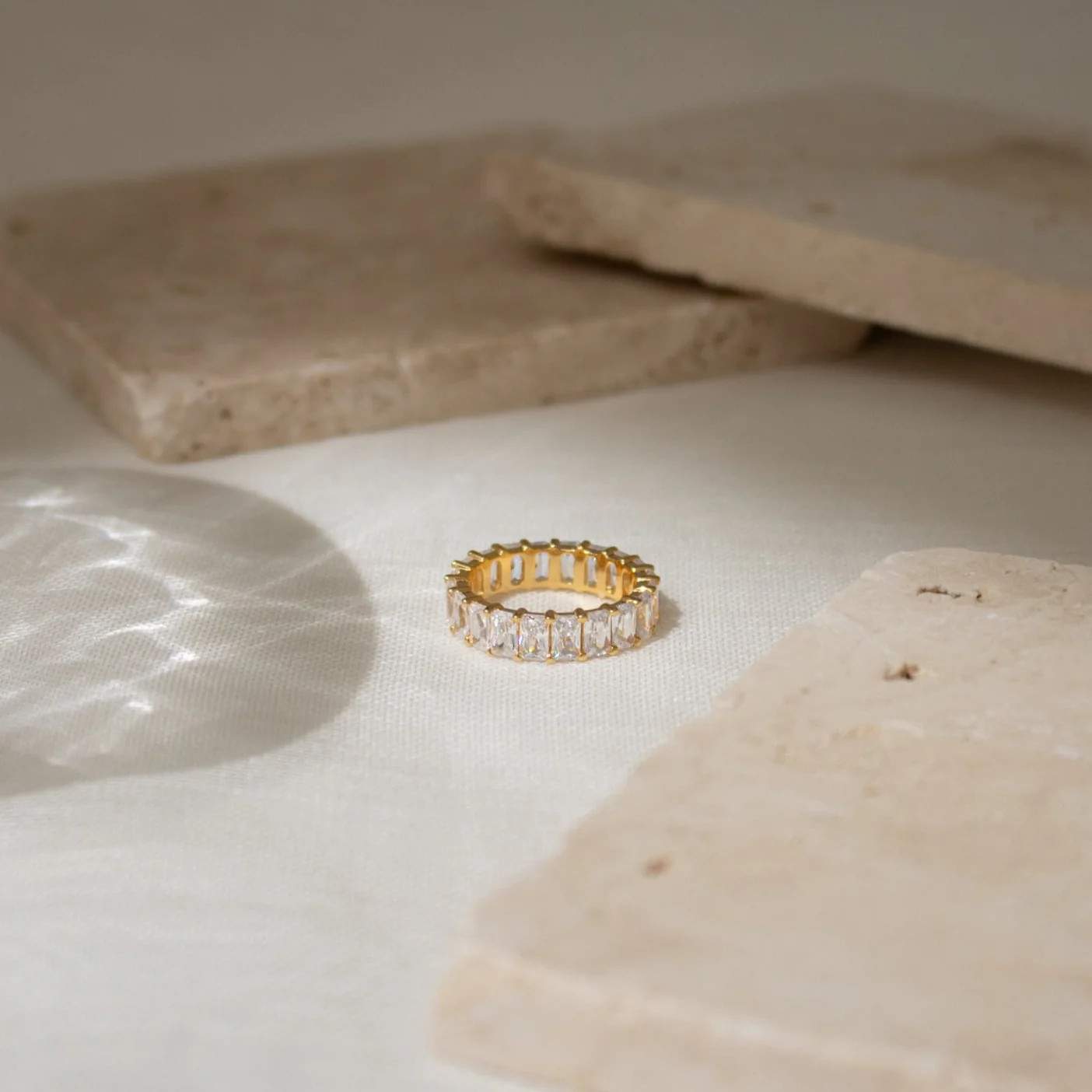 Colette Baguette Eternity Ring | Caitlyn Minimalist | Caitlyn Minimalist