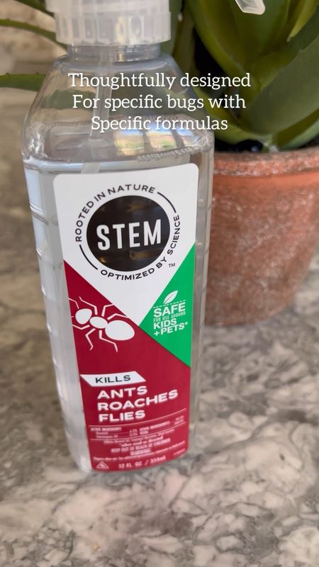 #ad It’s that time of year again, when the bugs come out! I don’t know about you, but I get so many ants and flies! Thankfully @stemforbugs is available @target STEM has plant-based active ingredients and is harsh on bugs, but safe around people and pets, when used as directed! Now we’ll be bug free this season! #target #targetpartner #targetstyle #STEMforbugs


#LTKfamily #LTKFind #LTKhome