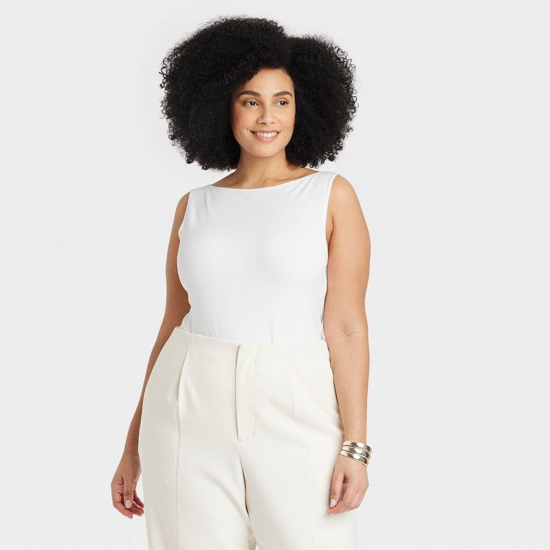 Women's Slim Fit Bodysuit - A New Day™  | Target