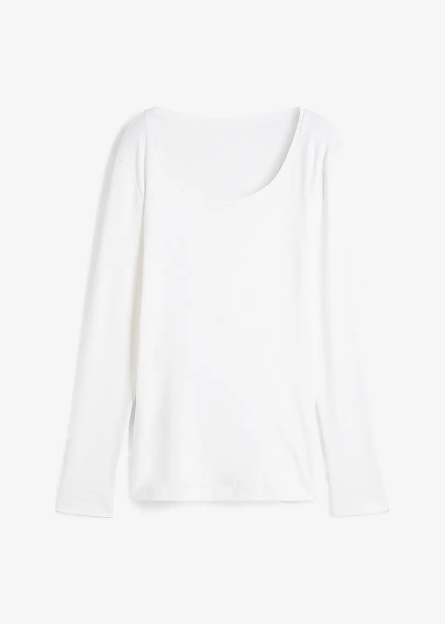 Langarmshirt aus reiner Bio-Baumwolle | Bonprix DE