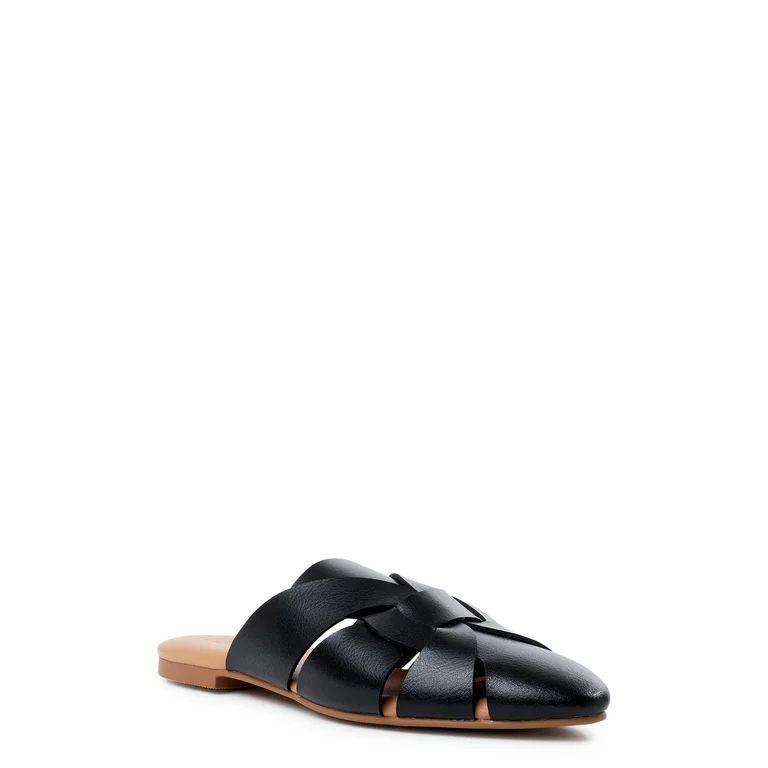 Time and Tru Women's Cut Out Mules | Walmart (US)