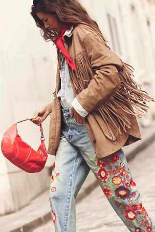 We The Free Fringe Out Vegan Suede Jacket | Free People (Global - UK&FR Excluded)