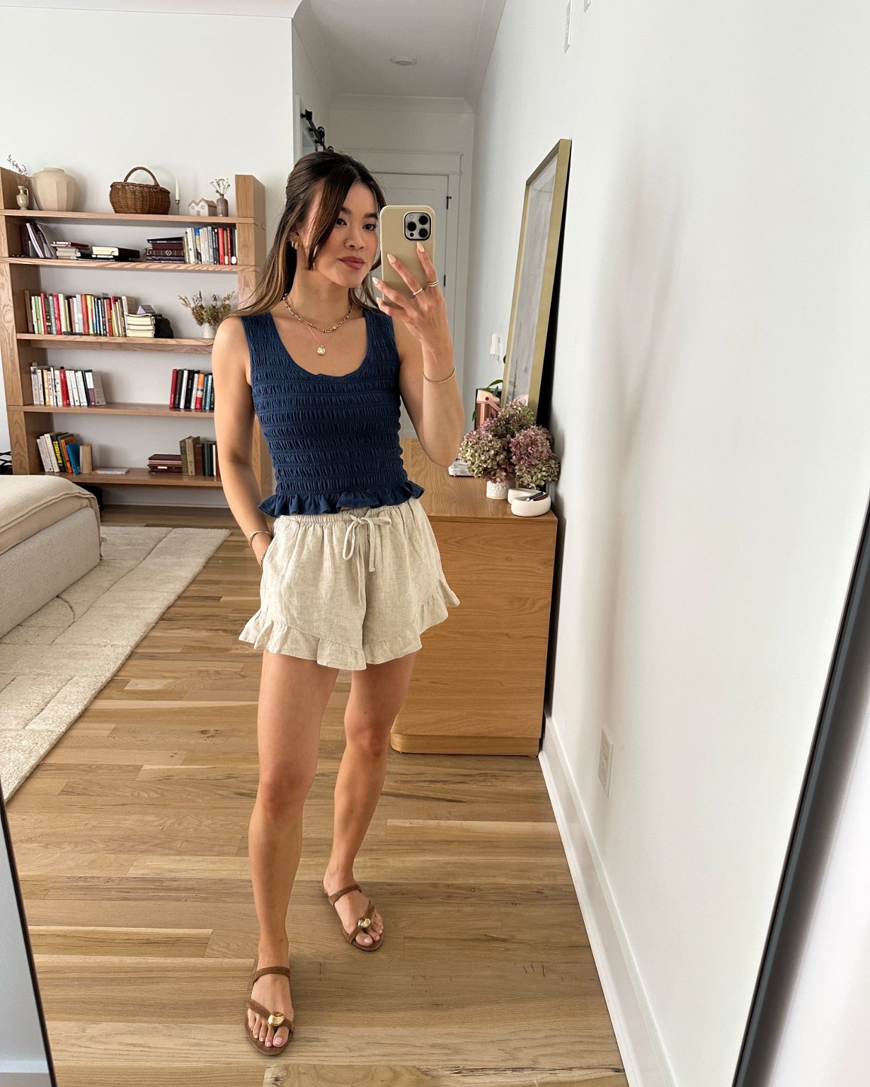 Sizing info: 
•Top size XS
•Shorts size XS in the color oatmeal

petite fashion, get dressed with me, outfit inspiration, ootd, nashville outfit, Nashville influencer, petite style, vacation style, casual outfits, mom style, petite shorts, spring outfits, spring outfit info, spring shorts, spring outfit idea, spring top, spring bag, spring shoes, spring tank,  
@abercrombie 
 

#LTKootd #LTKmomlife #LTKPetite