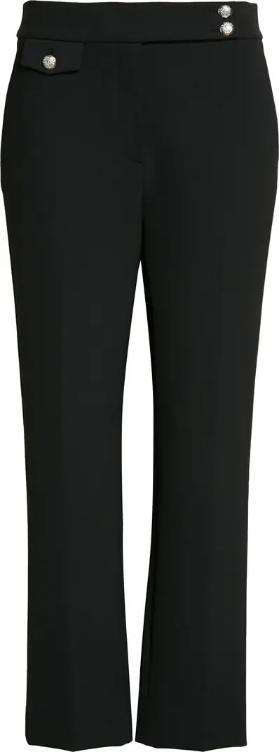Renzo Crop Cotton Blend Trousers | Nordstrom