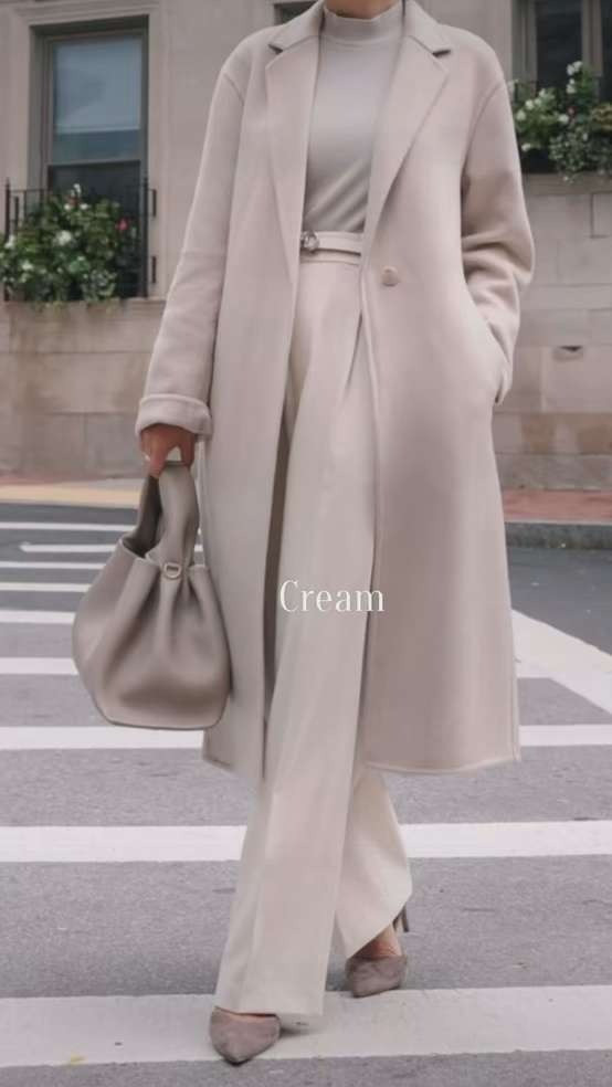 Cream is such a beautiful, off-white shade that adds a touch of lightness to your fall wardrobe. Its warm tone pairs perfectly with other fall colors like brown, camel, and more, creating a cozy yet chic look. I love incorporating cream into my basics, whether it’s a classic sweater, trousers, or even a coat. It’s a timeless color that softens any outfit while still feeling perfectly in tune with the season.
 

 #LTKSeasonal #LTKStyleTip #LTKWorkwear