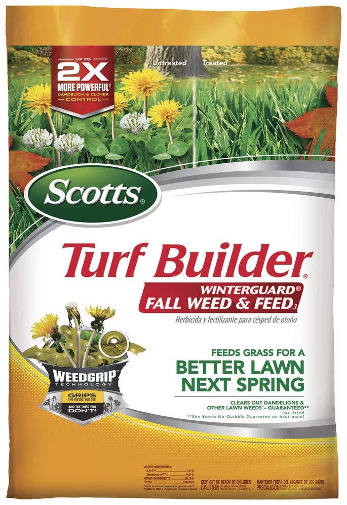 Scotts Turf Builder WinterGuard Fall Weed & Feed 3, 14.29 lbs., 5,000 sq. ft. | Walmart (US)