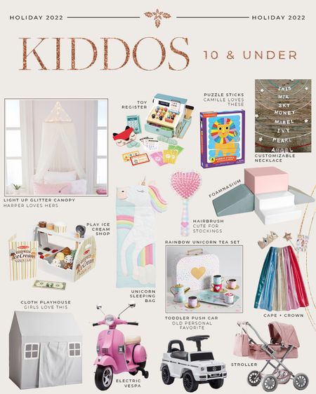Gift guide for kiddos 10 and under 

#LTKHoliday #LTKkids #LTKGiftGuide